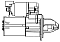 Стартер для автомобилей Hyundai Solaris (10-)/Kia Rio (11-) 1.4i/1.6i (с 2012 года) (Z=11) 0,9кВт