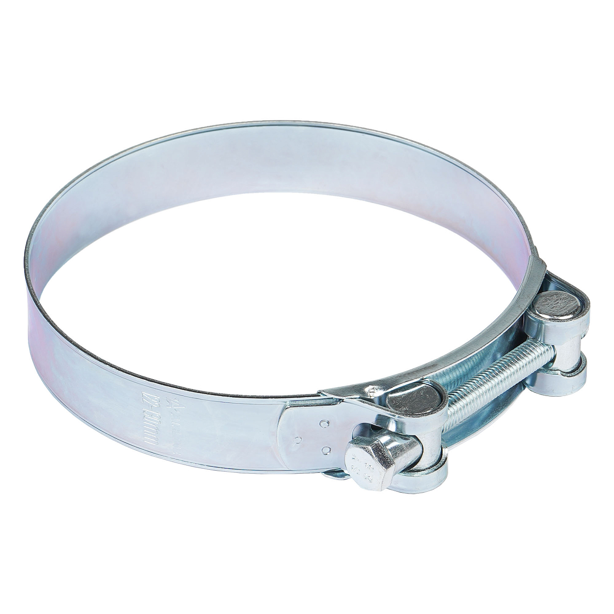 Хомут силовой 122-130/24мм, шарнирный, W1(оцинк.)