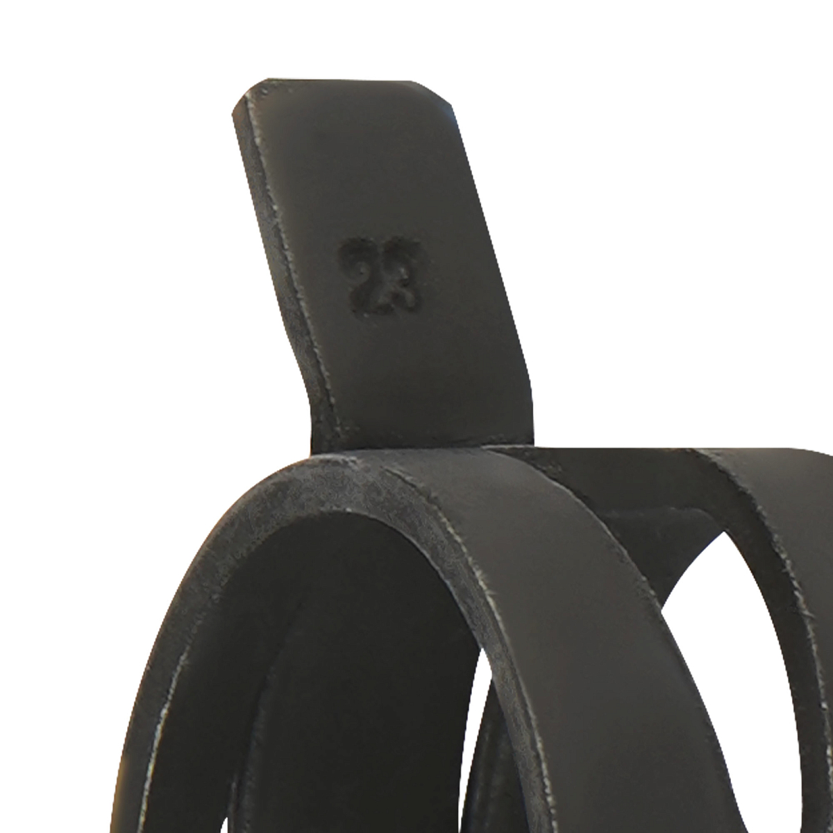 Хомут пружинный 23 (21-24,7/12мм), мин.22,3мм, самозажимной, хром-цинк(dacromet),черный