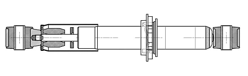 Амортизатор кабины для автомобилей Volvo FH (05-)/FM (05-) (362/412 14x45 14x45 O/O) (масляный)