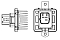 Резистор электровентилятора отопителя для автомобилей Mitsubishi Outlander (12-)/Pajero Sport (15-)/L200 (15-)/ASX (12-)