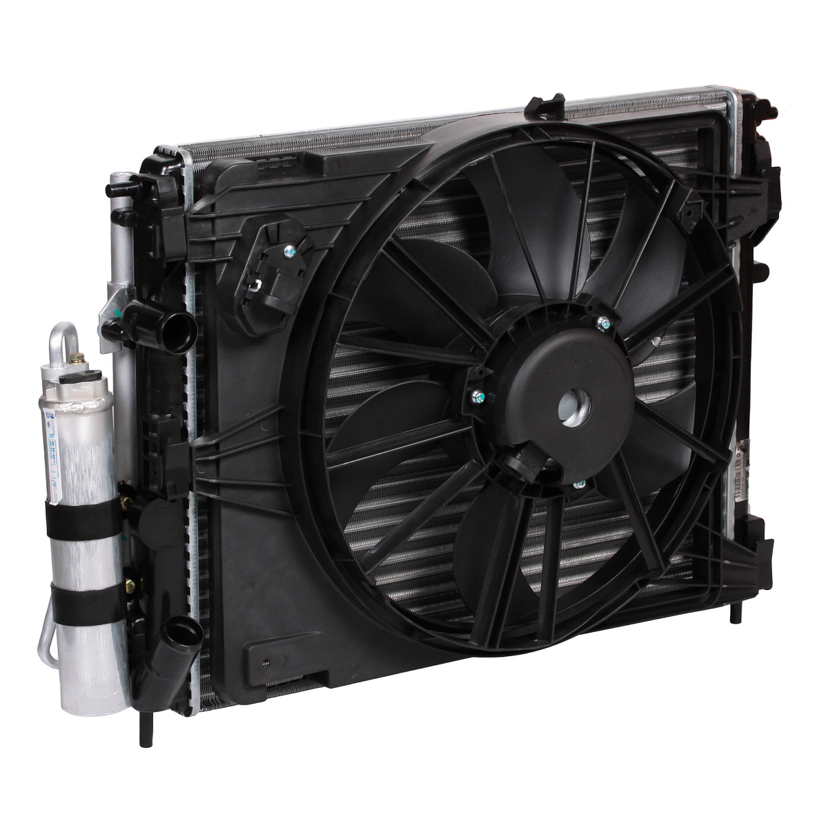 Блок охл. (радиатор+конденсор+вентилятор) для а/м Renault Logan (04-) AC+