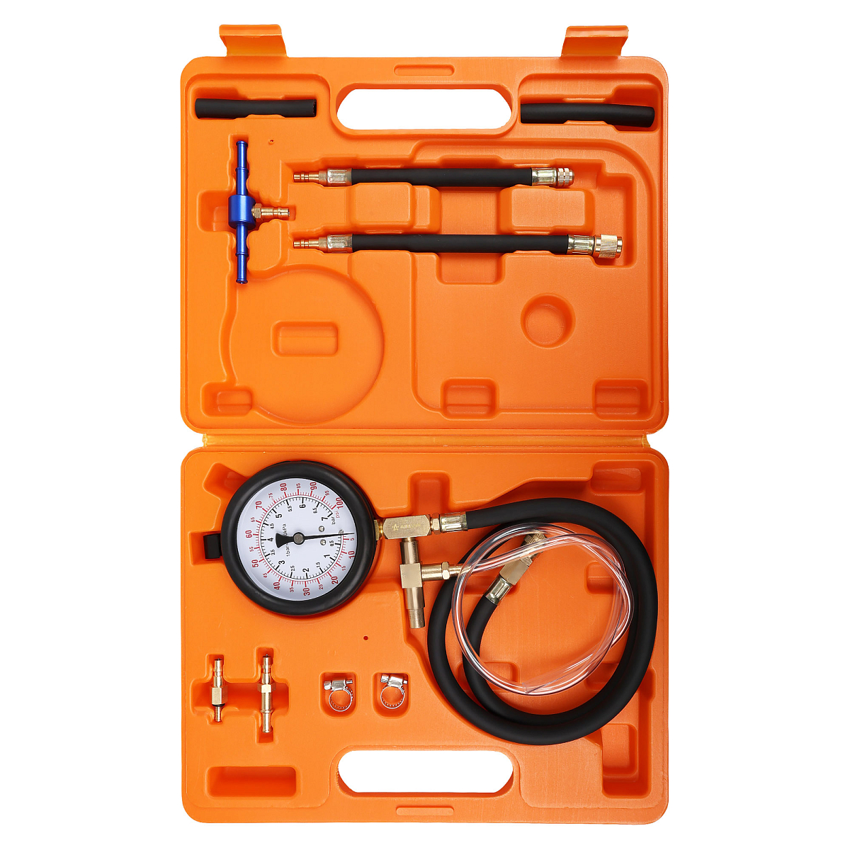Тестер давления топлива PRO, набор 11пр., кейс