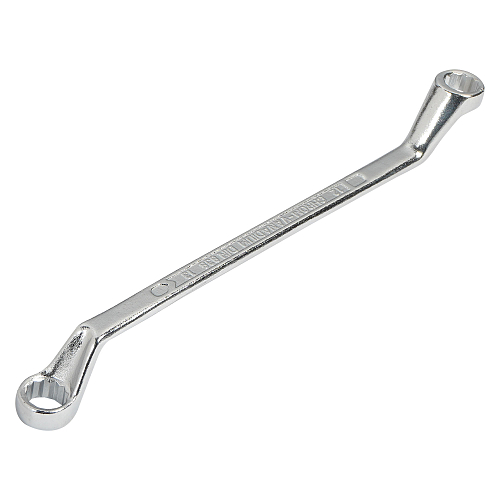 Ключ накидной с изгибом 12х13мм, пласт.подвес