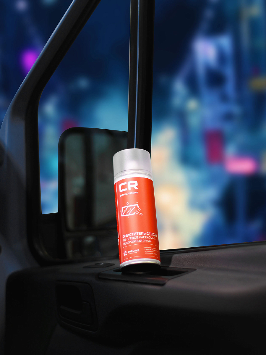 Очиститель стекол от следов насекомых, аэрозоль, 520мл