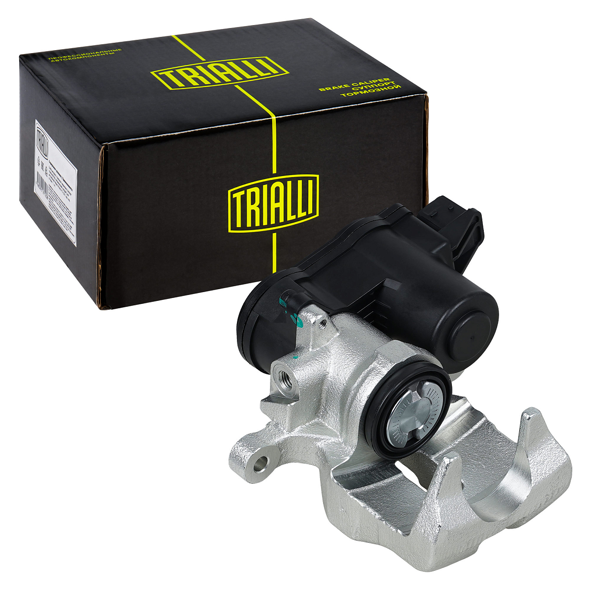 Суппорт тормозной для автомобилей Geely Tugella (19-) / Knewstar 001 (24-) задний левый d=38мм (автомобиль с электродвигателем стояночного тормоза)