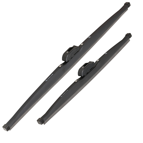 Щетки стеклоочистителя комплект 650/430мм (26"/17") зимние с креплением "Крючок 9x3, 9x4 мм", 2 штуки
