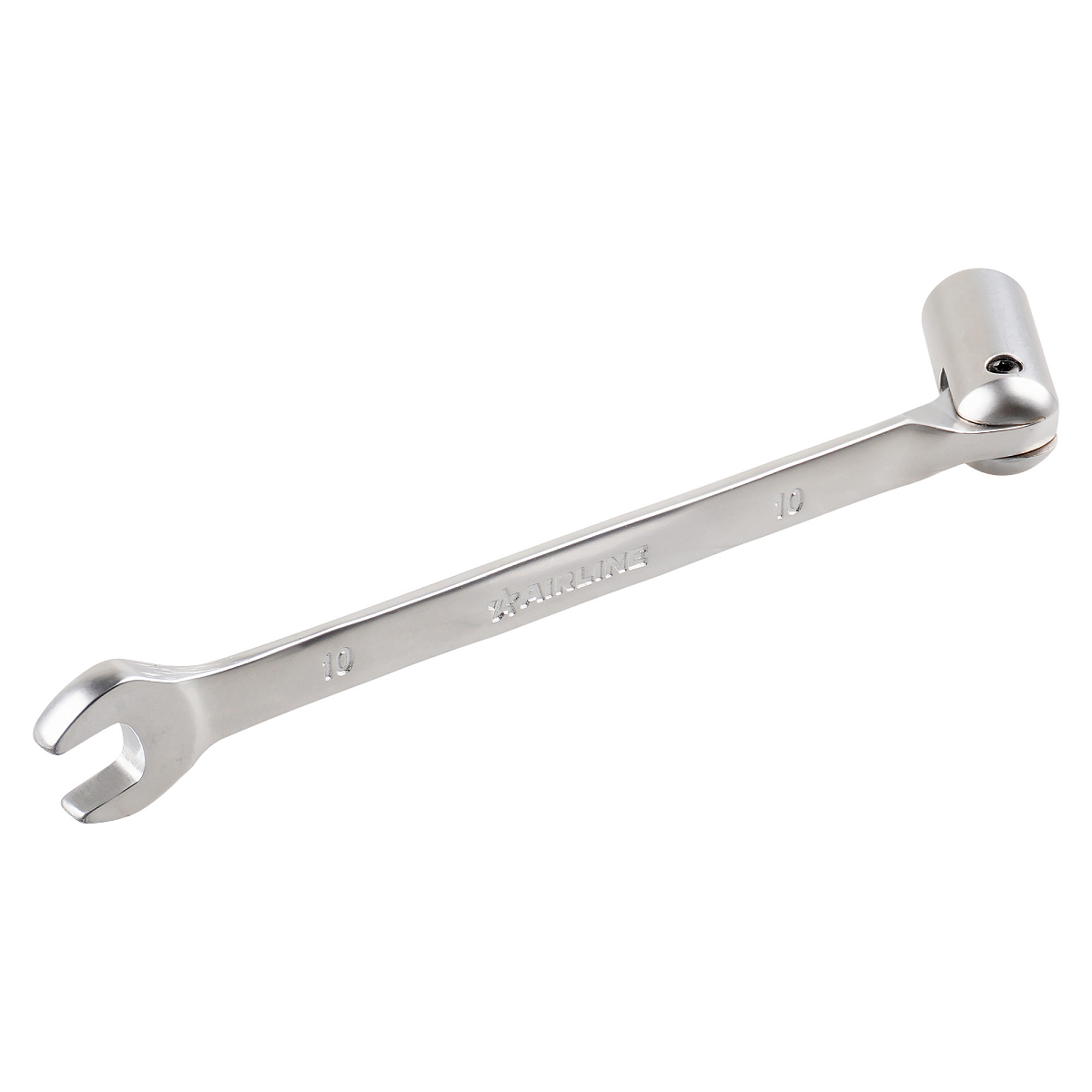 Ключ комбинированный шарнирный 10мм PRO, пласт.подвес