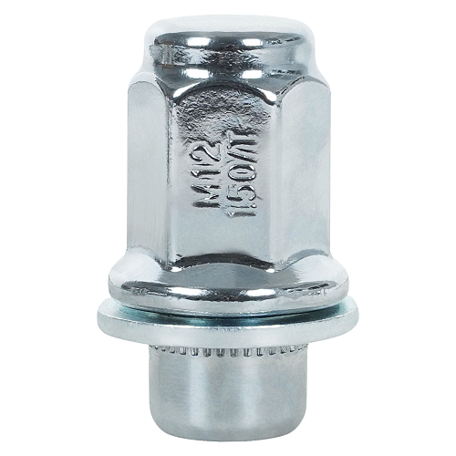 Гайка колесная M12x1,5x47, несъемная шайба, ключ 21, закрытая, хром, 20 шт для а/м Toyota/Lexus