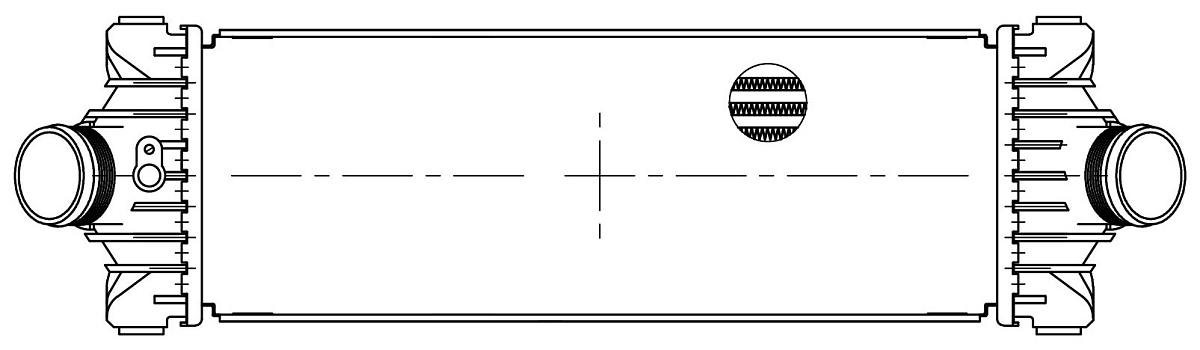 ОНВ (радиатор интеркулера) для автомобилей Transit (13-) 2.2D