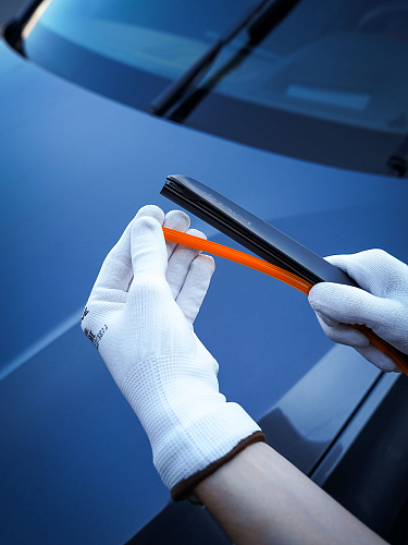 Щетка стеклоочистителя 400 мм (16") гибридная 5 адаптеров