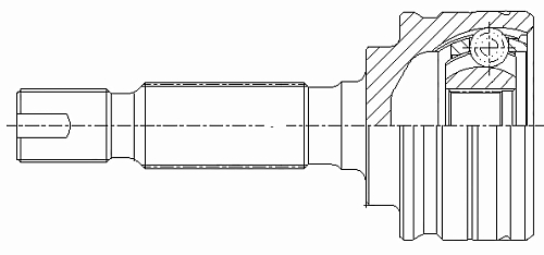 ШРУС наружный задний для автомобилей Mitsubishi Outlander III (12-)/XL (06-) 4WD