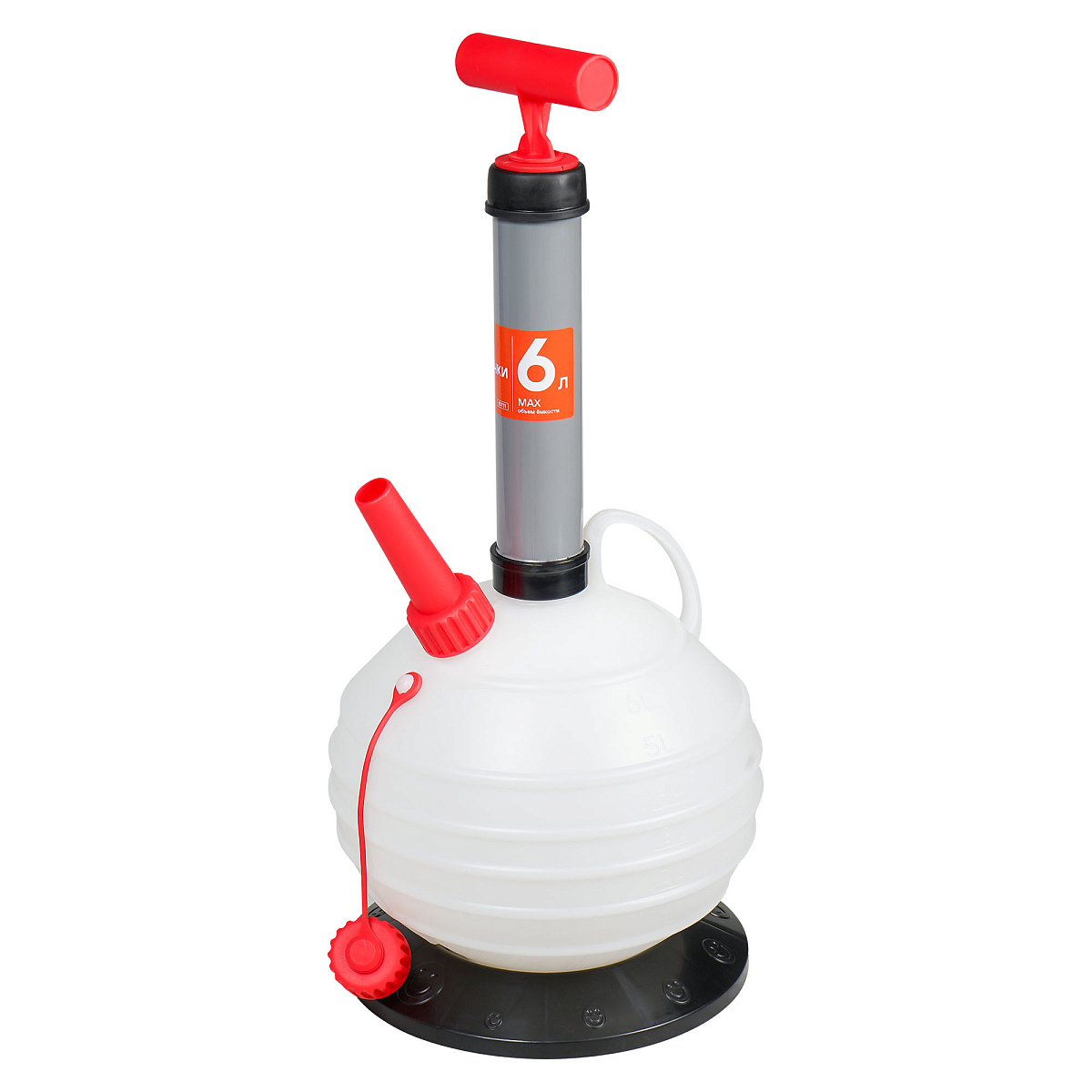 Насос для откачки масла из двигателя через щуп, 6л, ручной