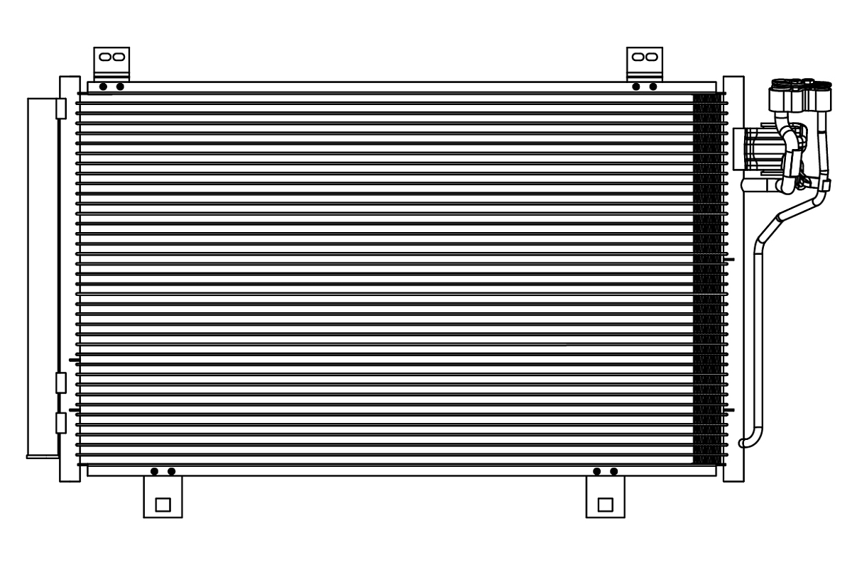 Радиатор кондиционера для автомобилей Mazda CX-5 (11-)
