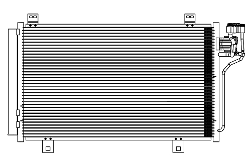 Радиатор кондиционера для автомобилей Mazda CX-5 (11-)