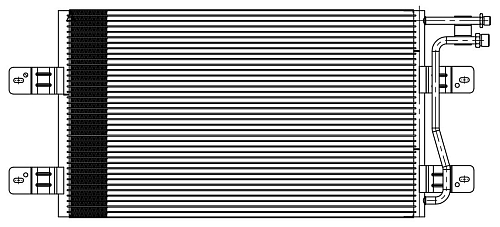 Радиатор кондиционера для автомобилей Mercedes-Benz Sprinter Classic (909) (13-) MT