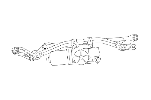 Стеклоочиститель в сборе для автомобилей Nissan Micra III (02-)