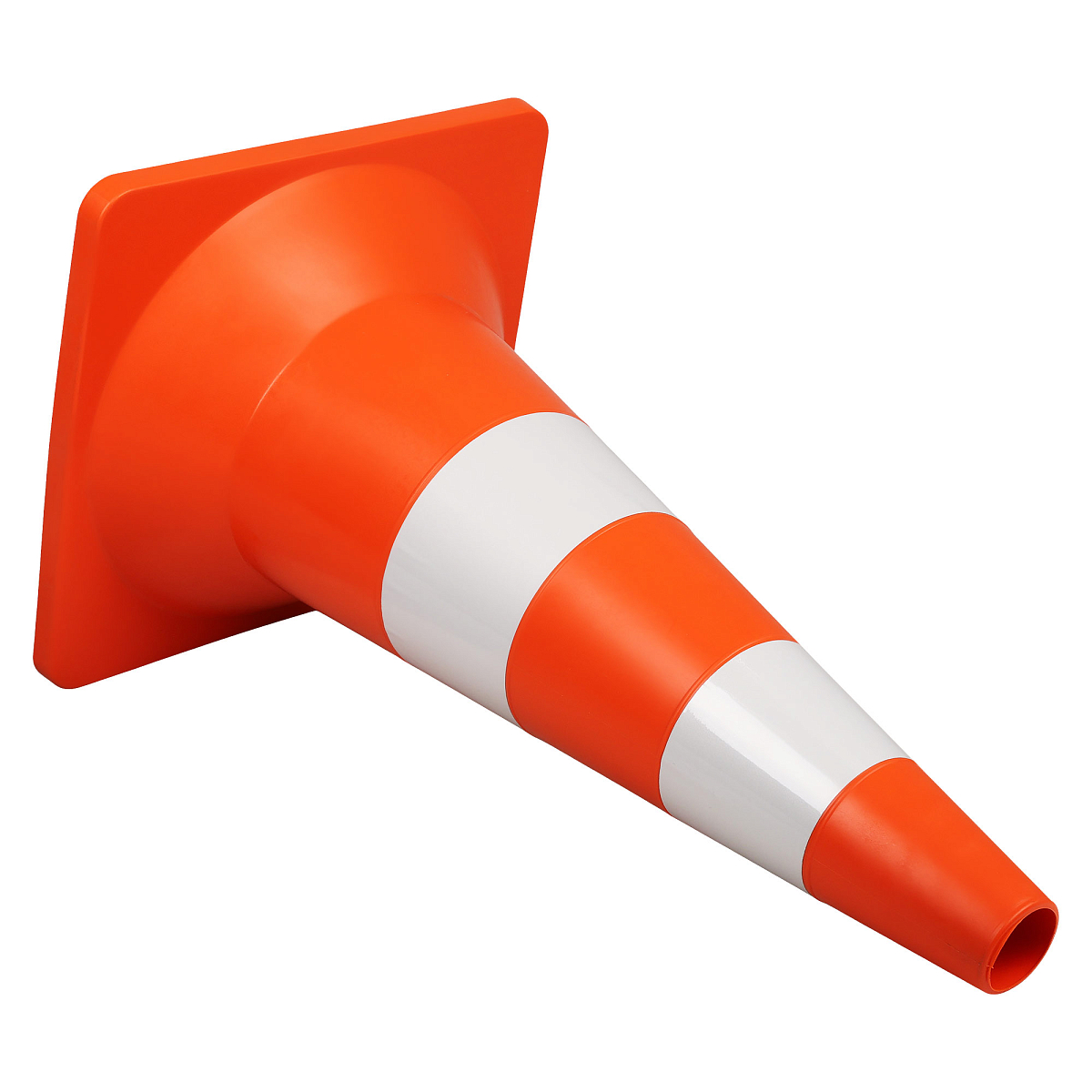 Конус дорожный 520мм, 2 световозвращающие полосы, оранжевый, МП-серия