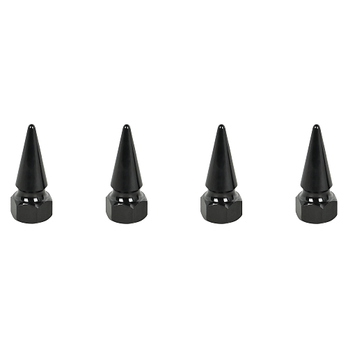 Колпачки на шинный вентиль K-11, черные, металл, 4 шт.