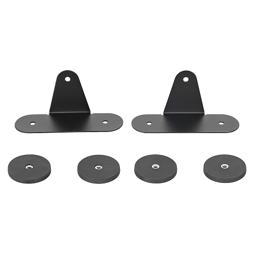 Крепление магнитное для балки с монтажным кронштейном, D-66мм, отверстие M8, 20 кгс, комплект 2 шт.