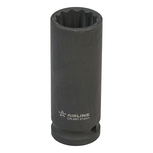 Головка ударная торцевая 1/2"DR двенадцатигранная 21мм, L=78мм