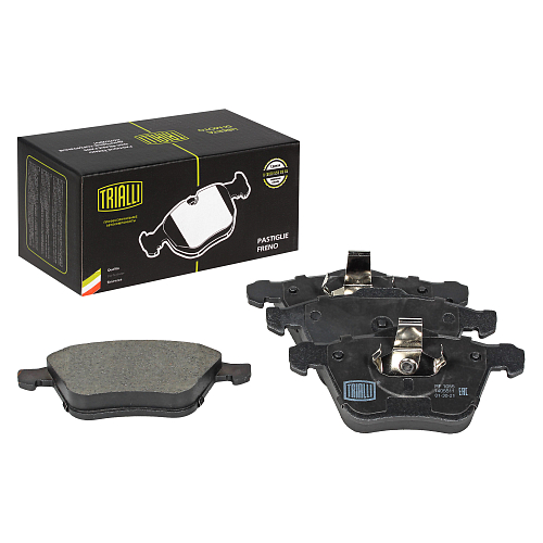 Колодки тормозные дисковые передние для автомобилей Volvo XC70 (07-) с колёсными дисками R17/R18