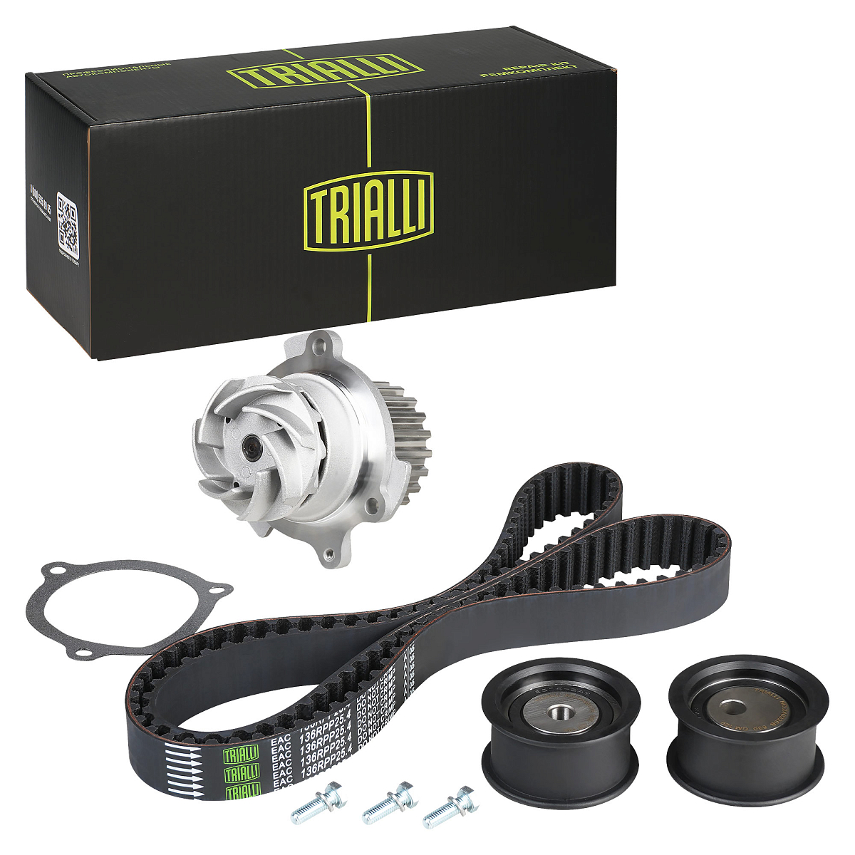 Ремкомплект ГРМ для автомобилей Лада 2112 16V (помпаLuzar/ремень/2 ролика)