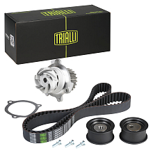 Ремкомплект ГРМ для автомобилей Лада 2112 16V (помпаLuzar/ремень/2 ролика)