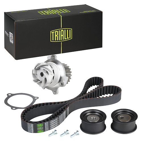 Ремкомплект ГРМ для автомобилей Лада 2112 16V (помпаLuzar/ремень/2 ролика)