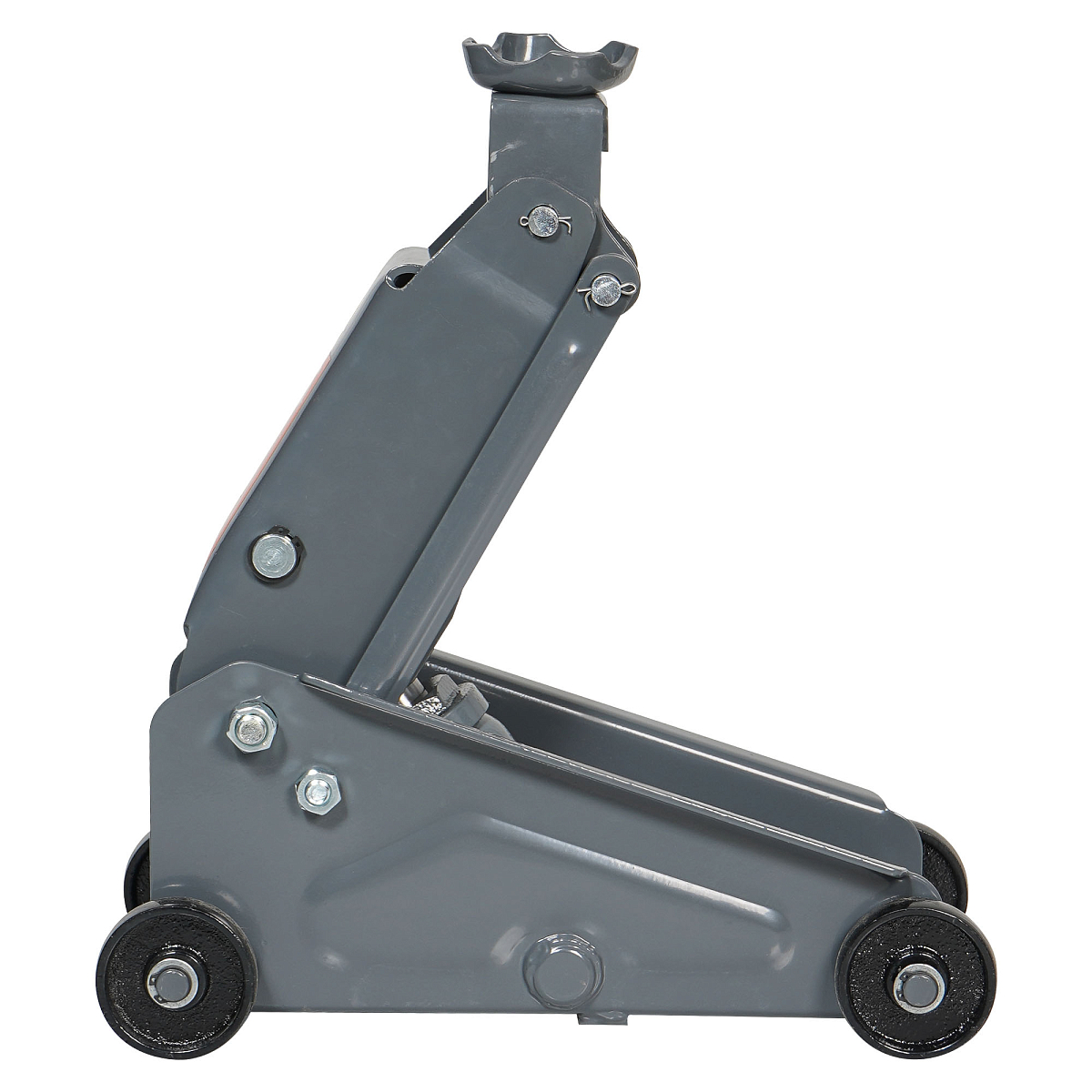 Домкрат подкатной 2.5т 145-395мм, компактный 367х165х165мм, кейс