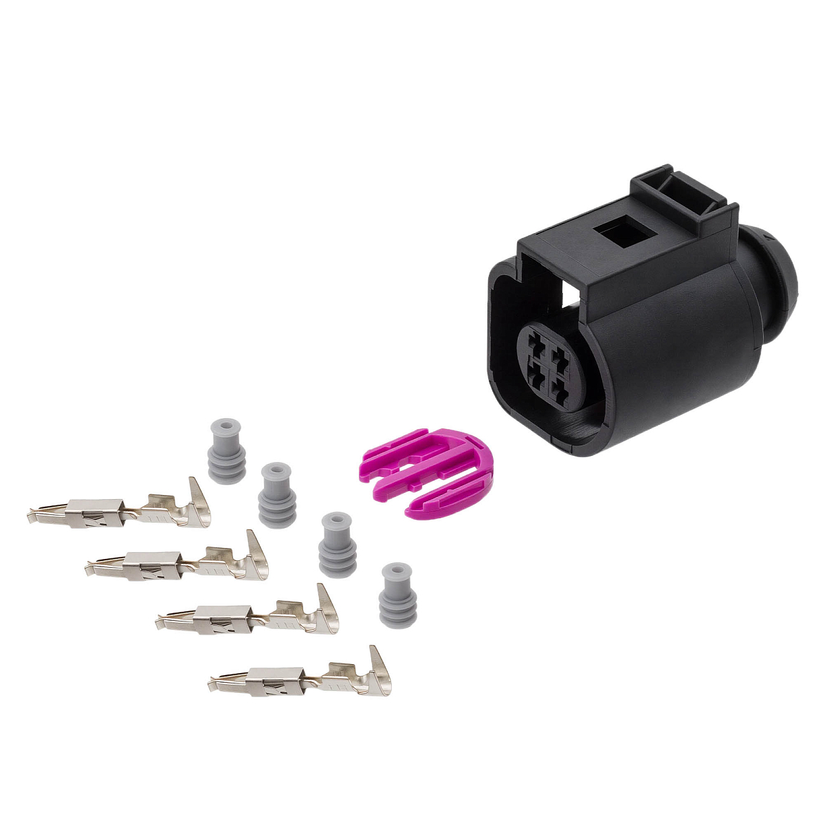 Разъём 4 pin без проводов для датчика температуры охл. жидкости VAG A4 B5, Bora, Octavia