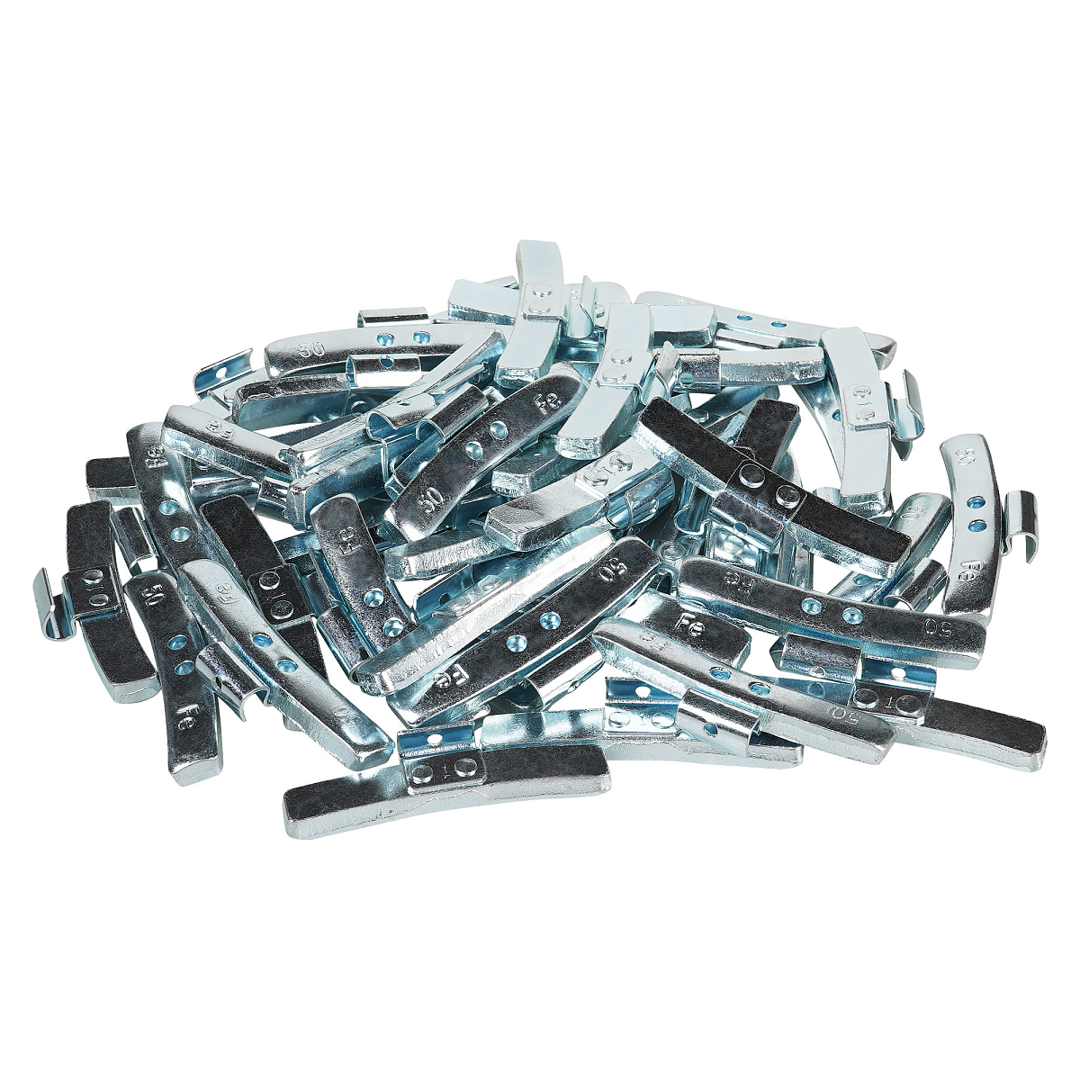 Груз балансировочный стальной для литых дисков 50 гр, 50 шт