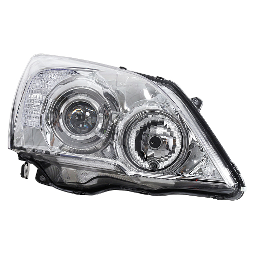 Фара для автомобилей Honda CR-V (06-) (головного света) галоген, электрический корректор, цвет рамы: хром, правая