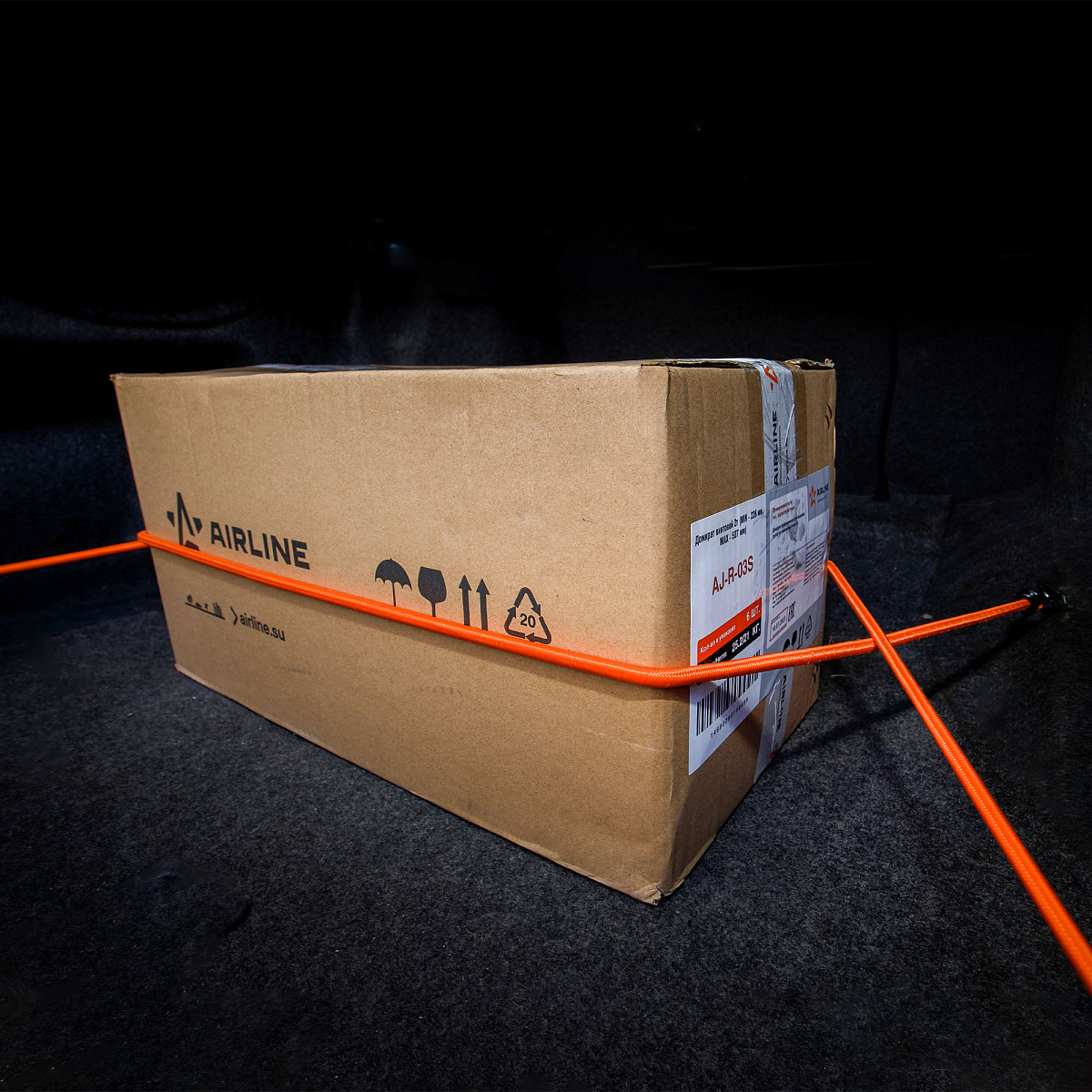 Резинки-стяжки набор 2 шт. 80 см, D-8 мм (металлические крючки)