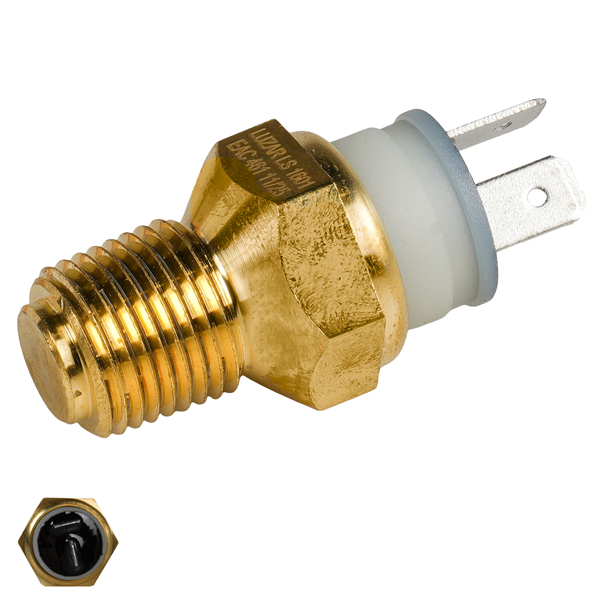 Датчик температуры для автомобилей Fiat Ducato (Sollers-RUS) (08-) 2.3D (резьба M16x1,5)