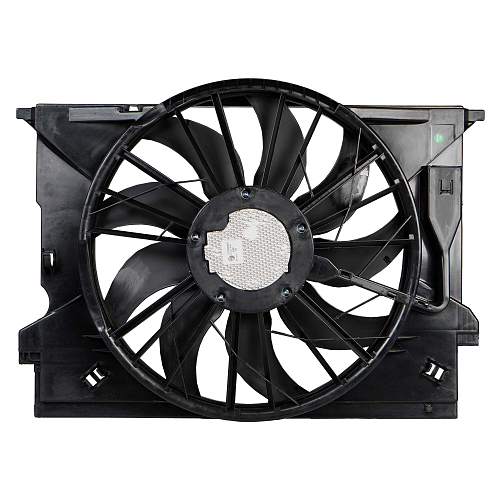 Электровентилятор охлаждения для автомобилей Mercedes-Benz E (W211) (02-) (с кожухом)