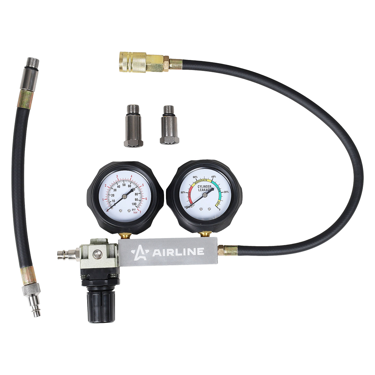 Тестер утечек в цилиндрах, набор 4 пр., кейс