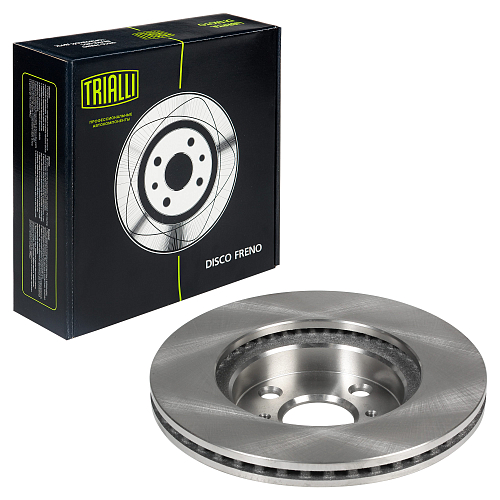 Диски тормозные для автомобилей Toyota Yaris (05-) без ABS передний d=255 окрашенный