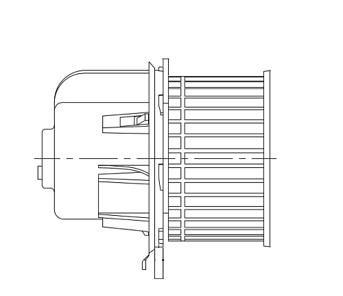 Электровентилятор отопителя для автомобилей Ford Transit (00-)/Transit (06-)