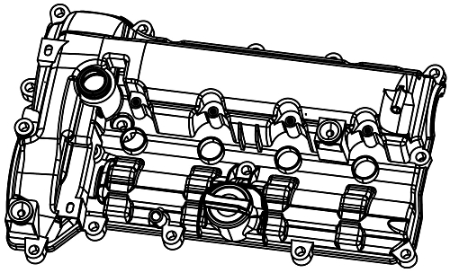 Крышка клапанная для а/м Mazda CX-5 (12-)/6 (12-)/CX-30 (19-) 2.0i (GJ) (с прокл.)