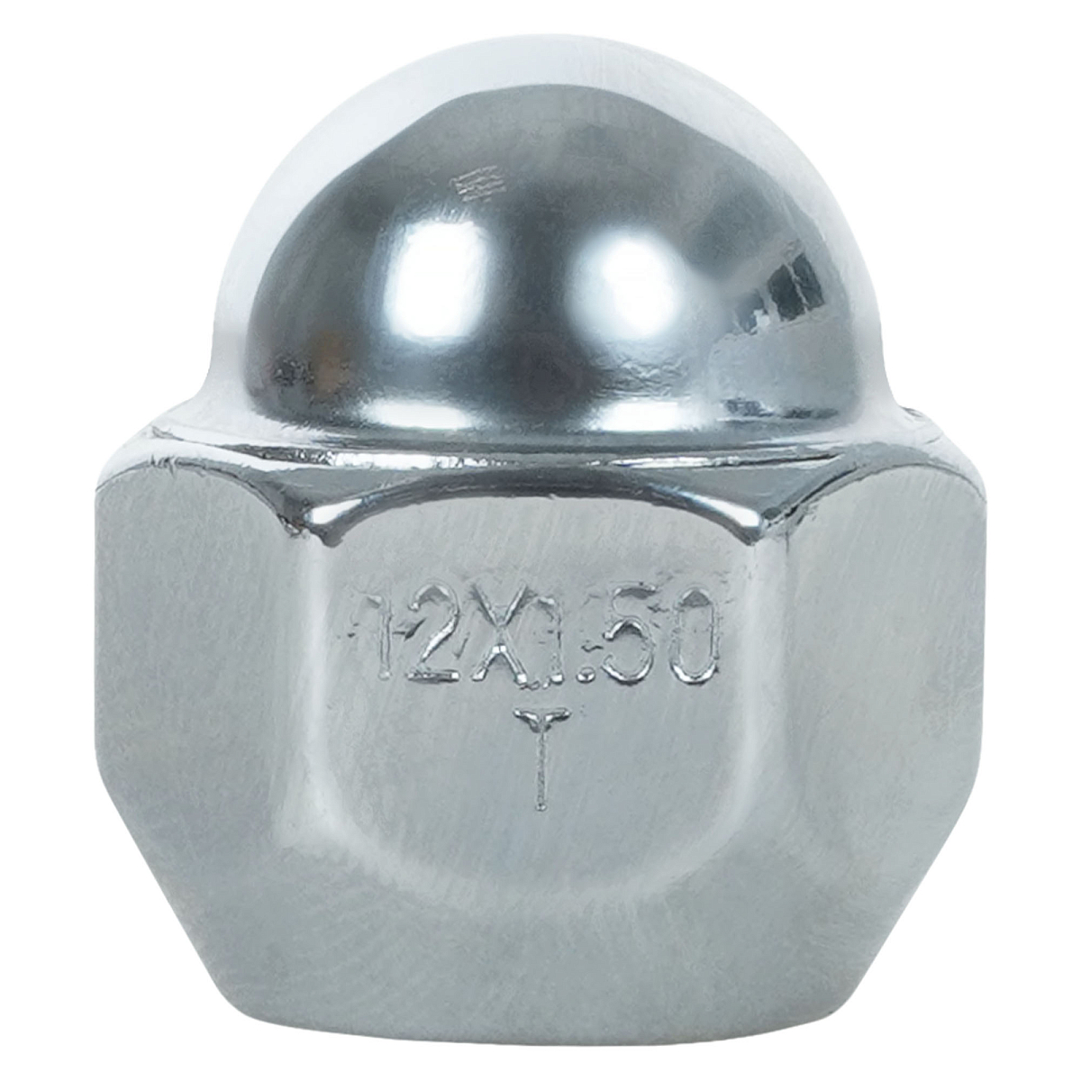 Гайка колесная M12x1,5x25, конус, ключ 21, закрытая, хром, 20 шт для а/м Mazda/Hyundai/KIA