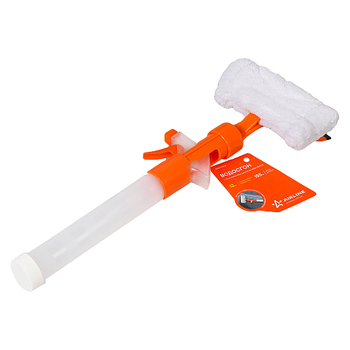 Водосгон с распылителем и щеткой из микрофибры (лезвие 13 см)