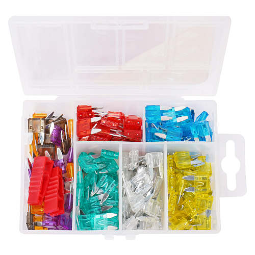 Предохранители "мини" в пласт.коробке (180 шт. 5-35А)