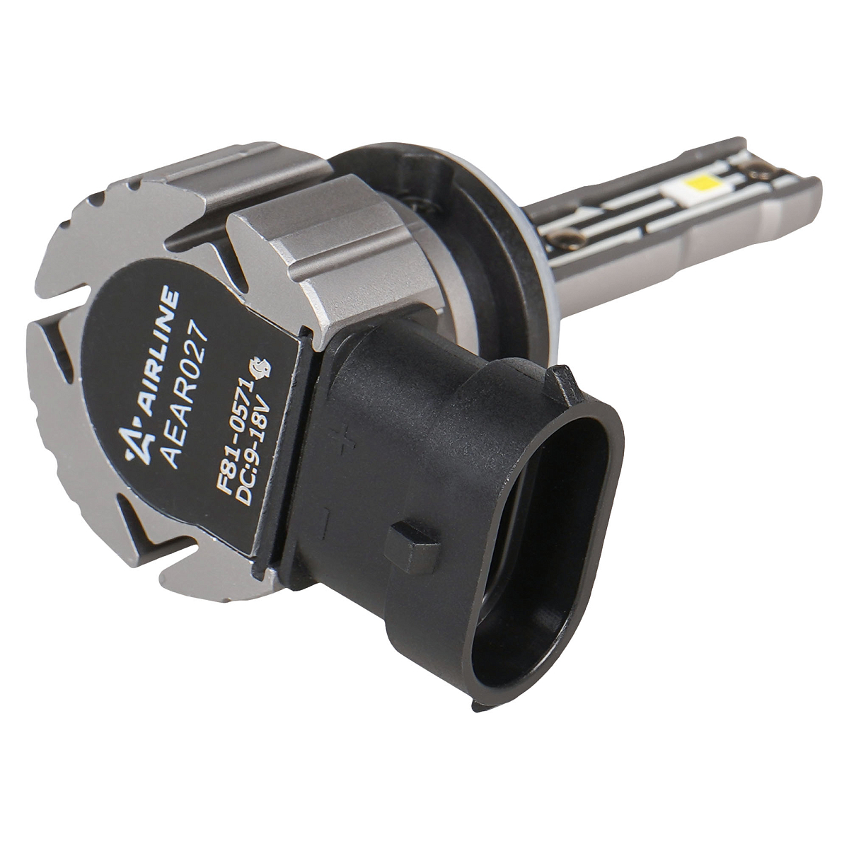 Лампа светодиодная H27 STANDARD, 17Вт, 4000Лм (2000Лм x 2), 6000К (Белый), 12В, комплект 2 шт. МП-серия