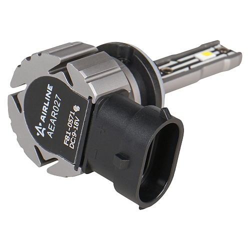 Лампа светодиодная H27 STANDARD, 17Вт, 4000Лм (2000Лм x 2), 6000К (Белый), 12В, комплект 2 шт. МП-серия