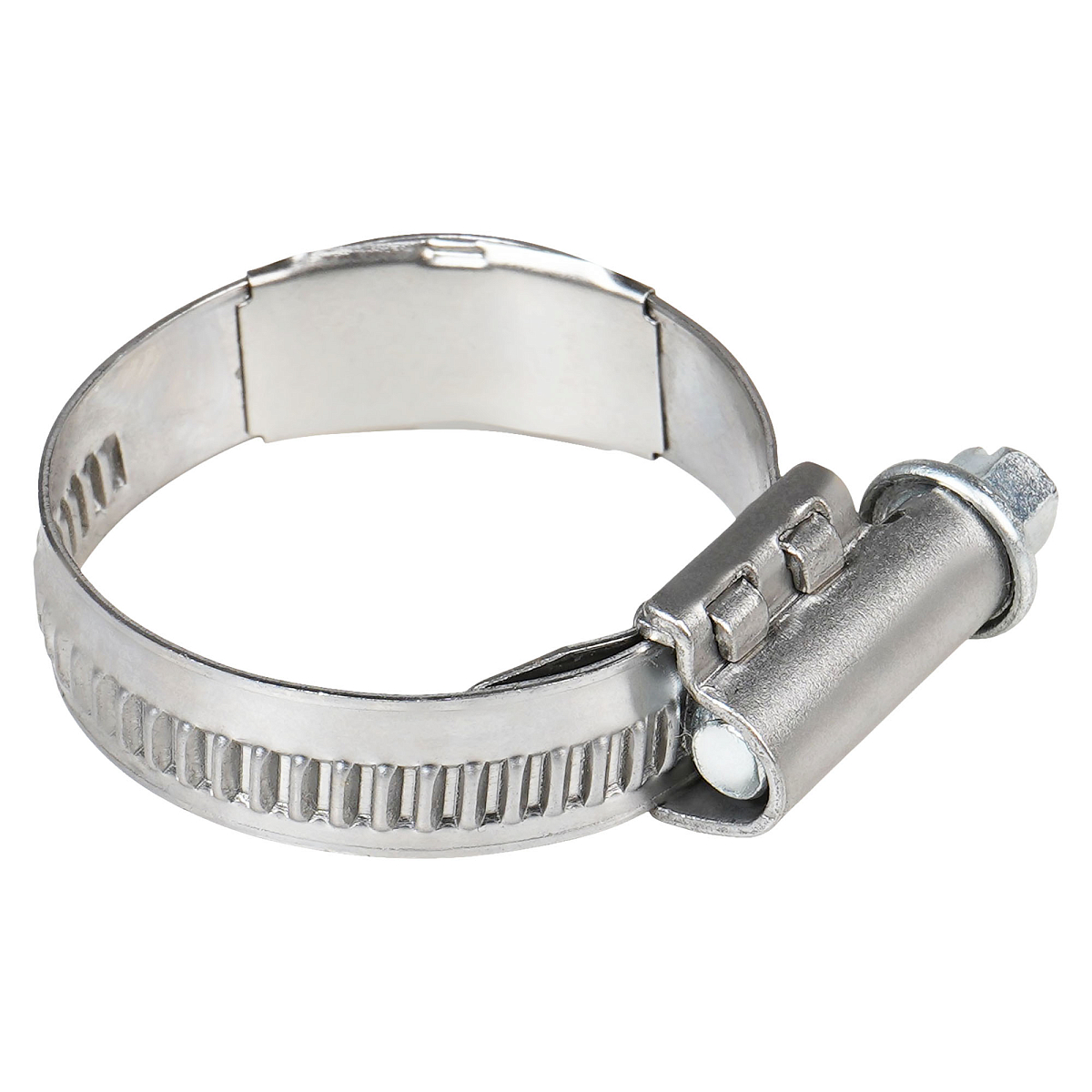 Хомут червячный 25-40/12мм с пружинной вставкой, W2 (нерж.)