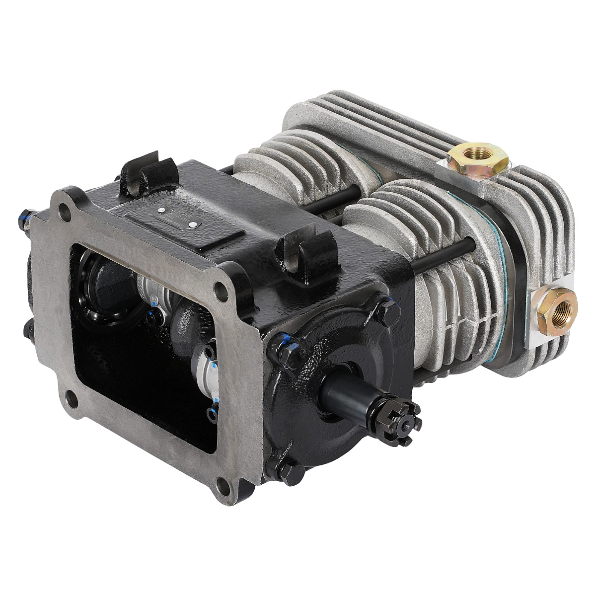 Компрессор воздушный для а/м МАЗ, УРАЛ (2 цилиндр.; шкив 172 мм. 320 л/мин) (аналог ПК-310) (LAC 1231)