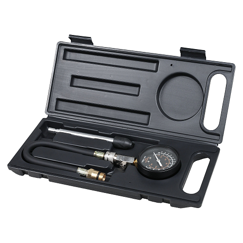 Компрессометр для бензиновых двигателей PRO, набор 3пр., кейс