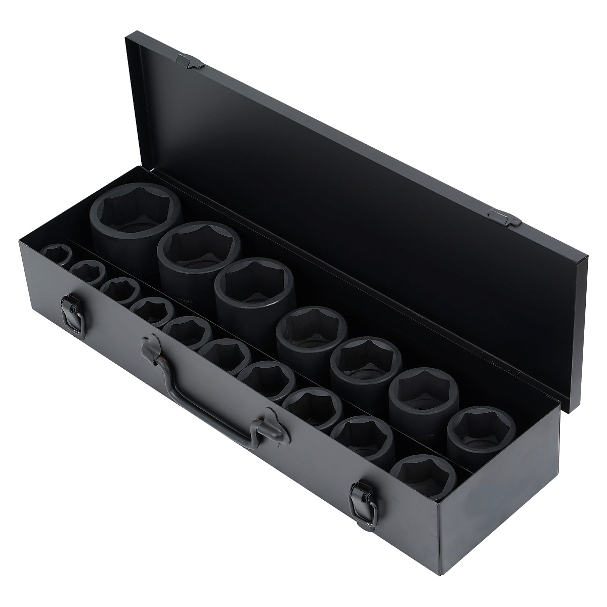 Набор головок ударных 3/4"DR L=56мм, 17пр. (19-55мм) металл.кейс