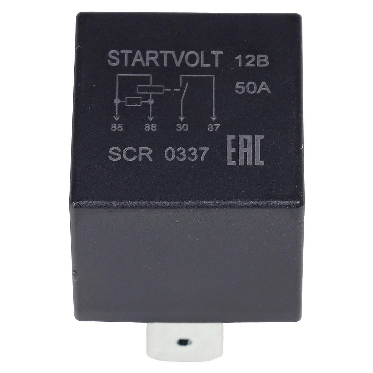 Реле защиты стартера 12V 50A 4 контакта (без кронштейна, с резистором)